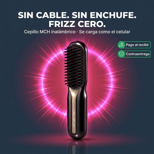 Cepillo Alisador Portatil Inalambrico — vista 1