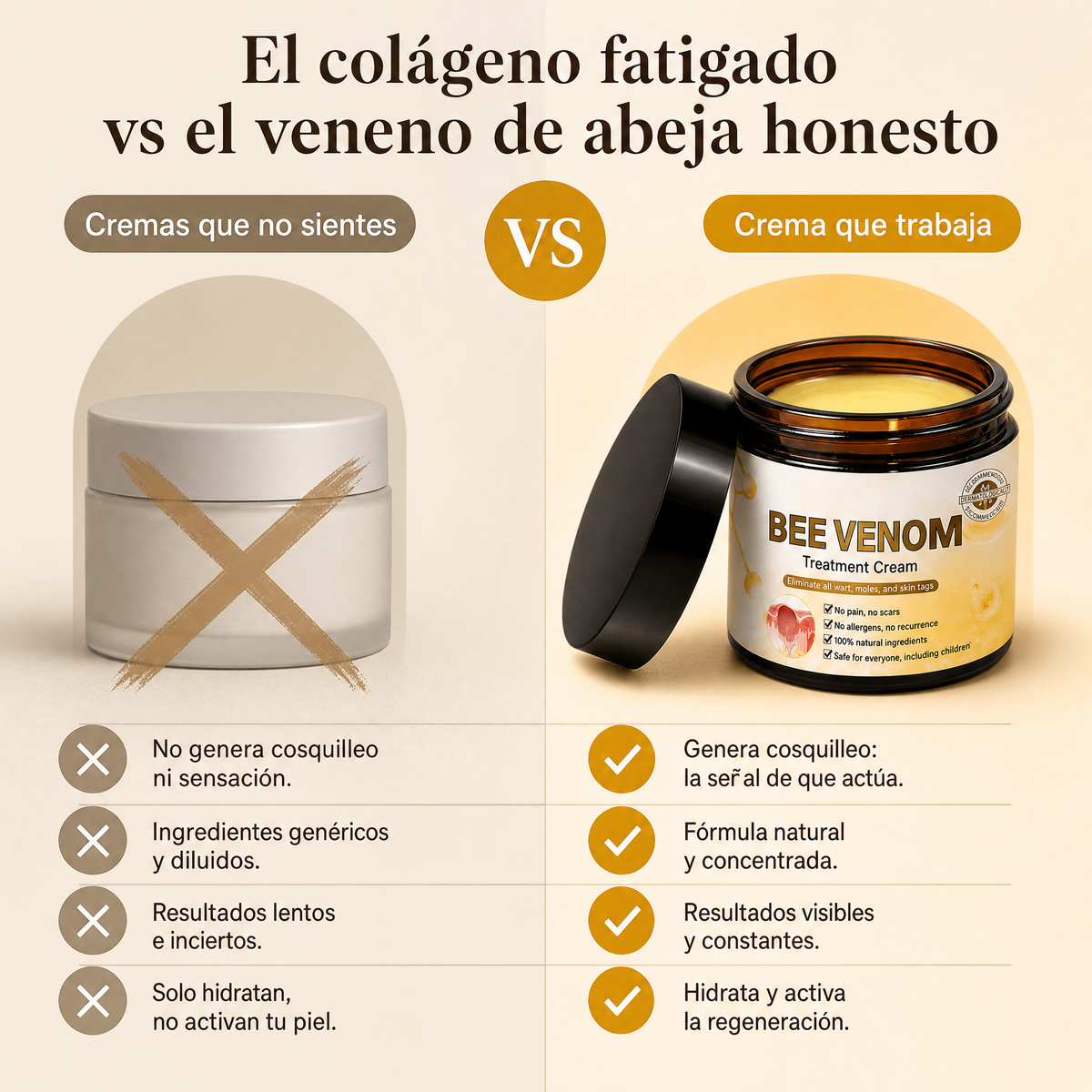 Bee Venom Antiverrugas Lunares — vista 2