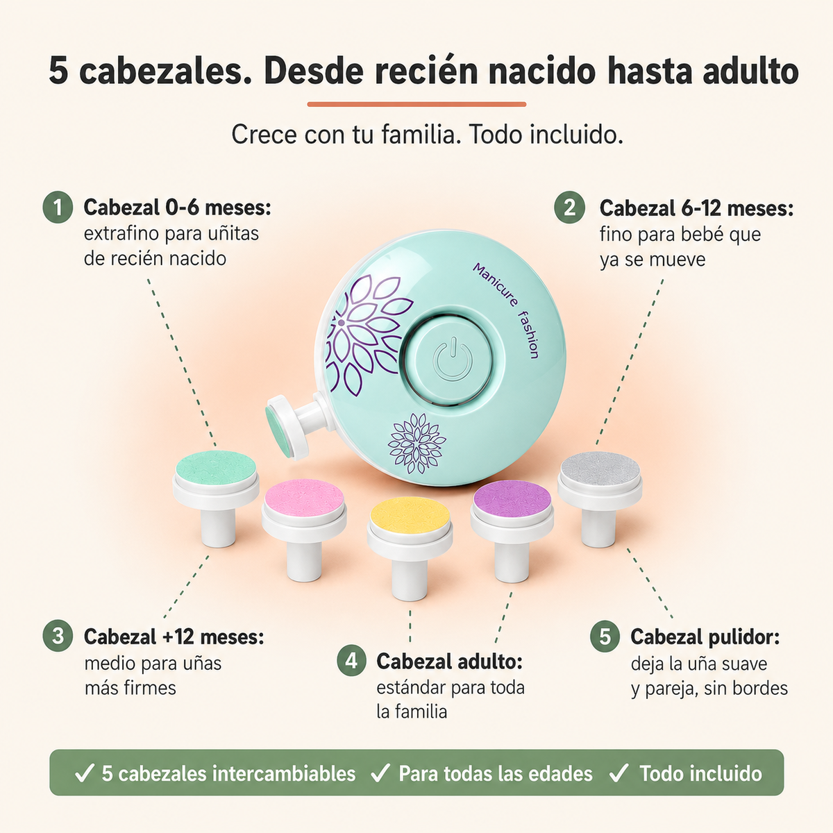 Afilador De Unas Electrico — vista 3