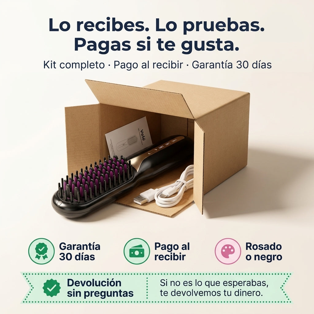 Cepillo Alisador Portatil Inalambrico — vista 7