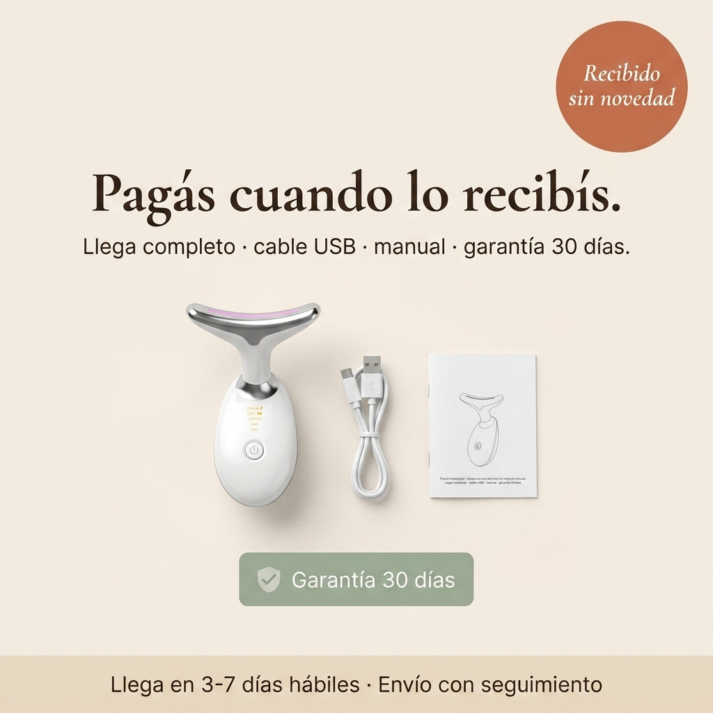 Masajeador Facial Papada Cuello Reafirma - id 6100 / 1852 — vista 7